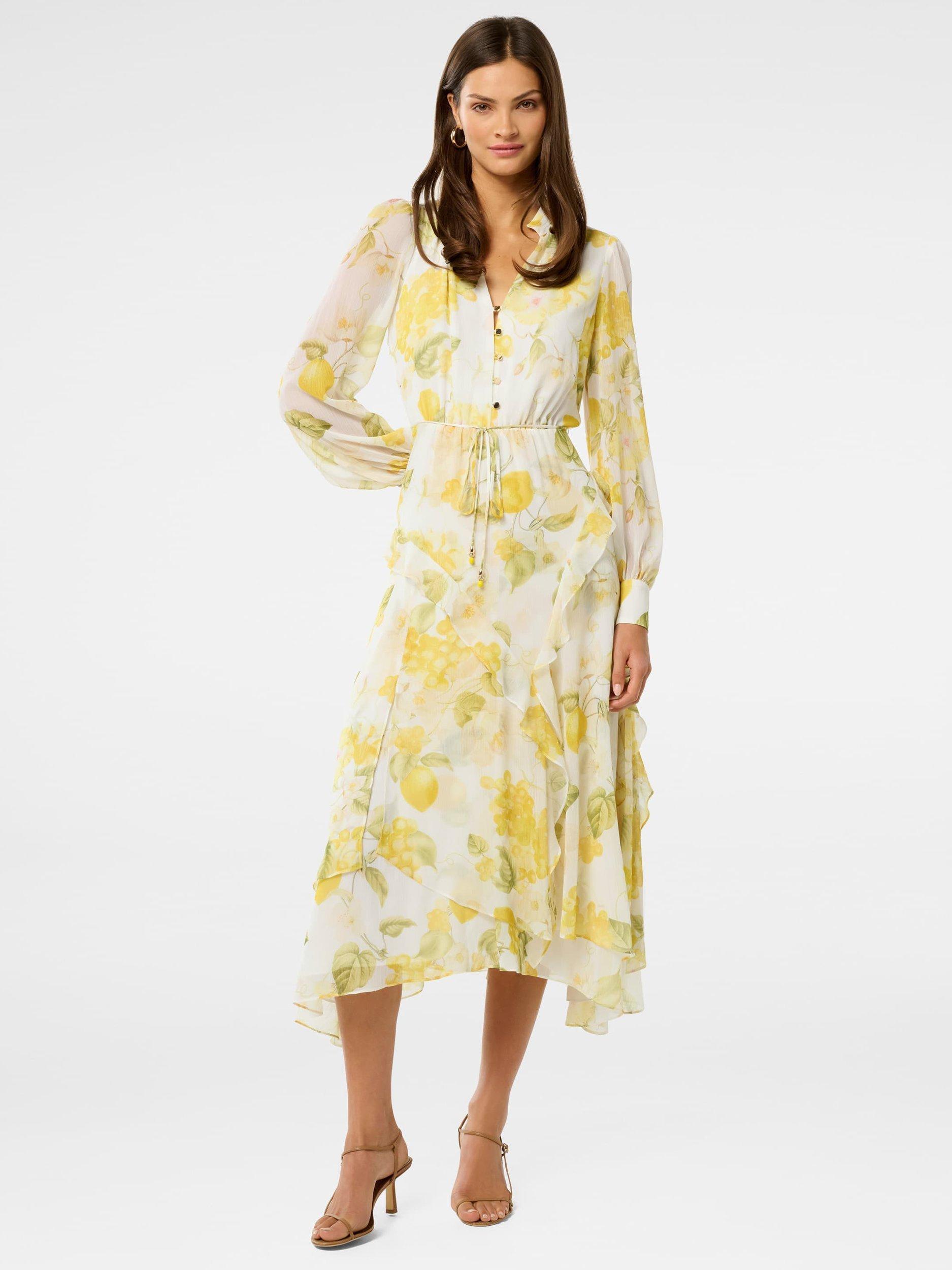 Product image 1 of 4, which shows Forever New Sutton Midi Dress, Multi, 4