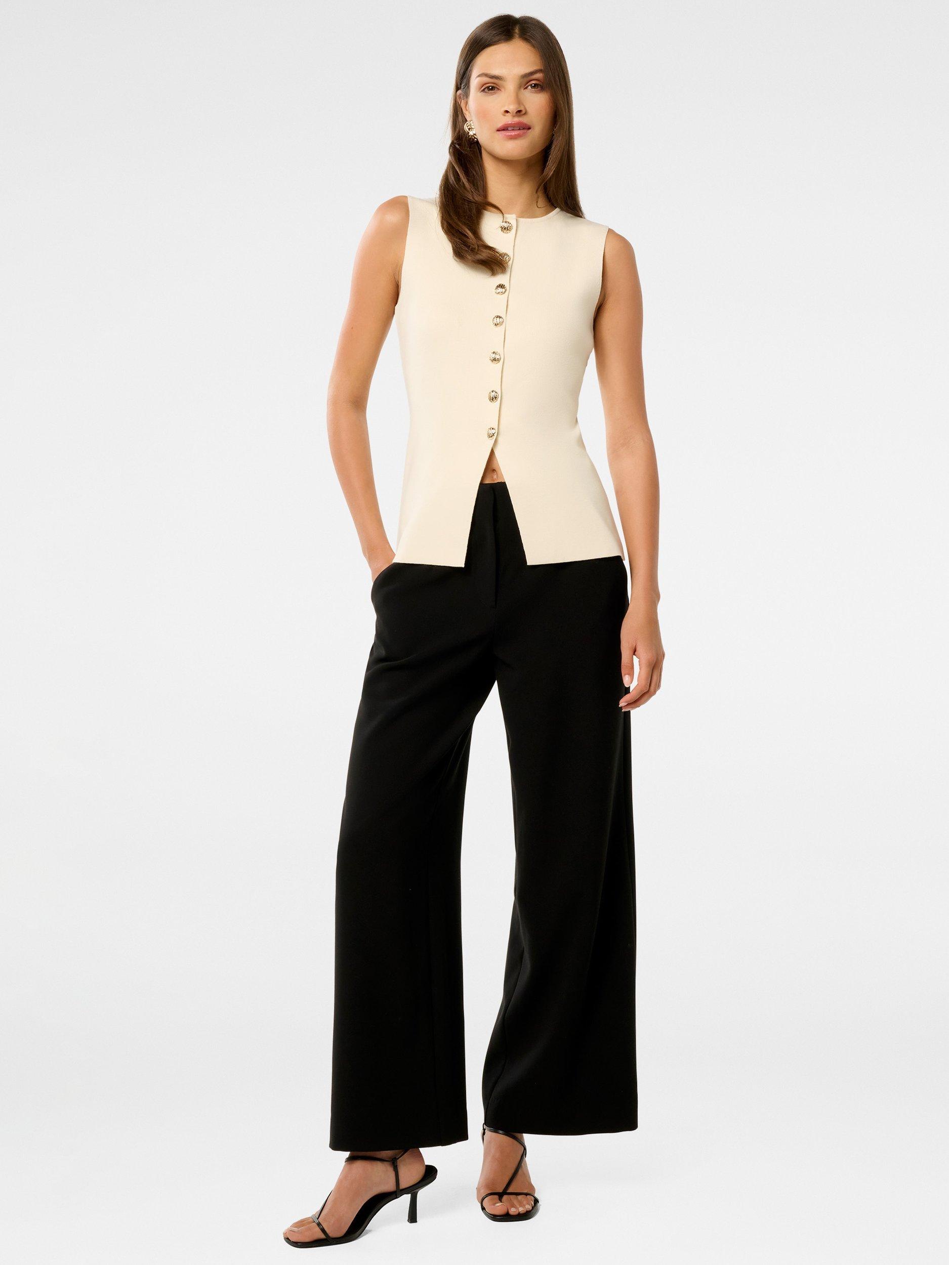 Product image 5 of 5, which shows Forever New Lauren Waistcoat, Buttermilk, L