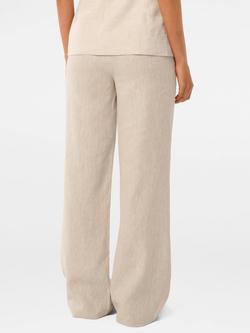 Forever New Martha Linen Trousers - view 2, Natural Suit