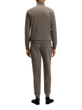 HUGO BOSS BOSS Zip Front Cotton Blend Pyjama Top