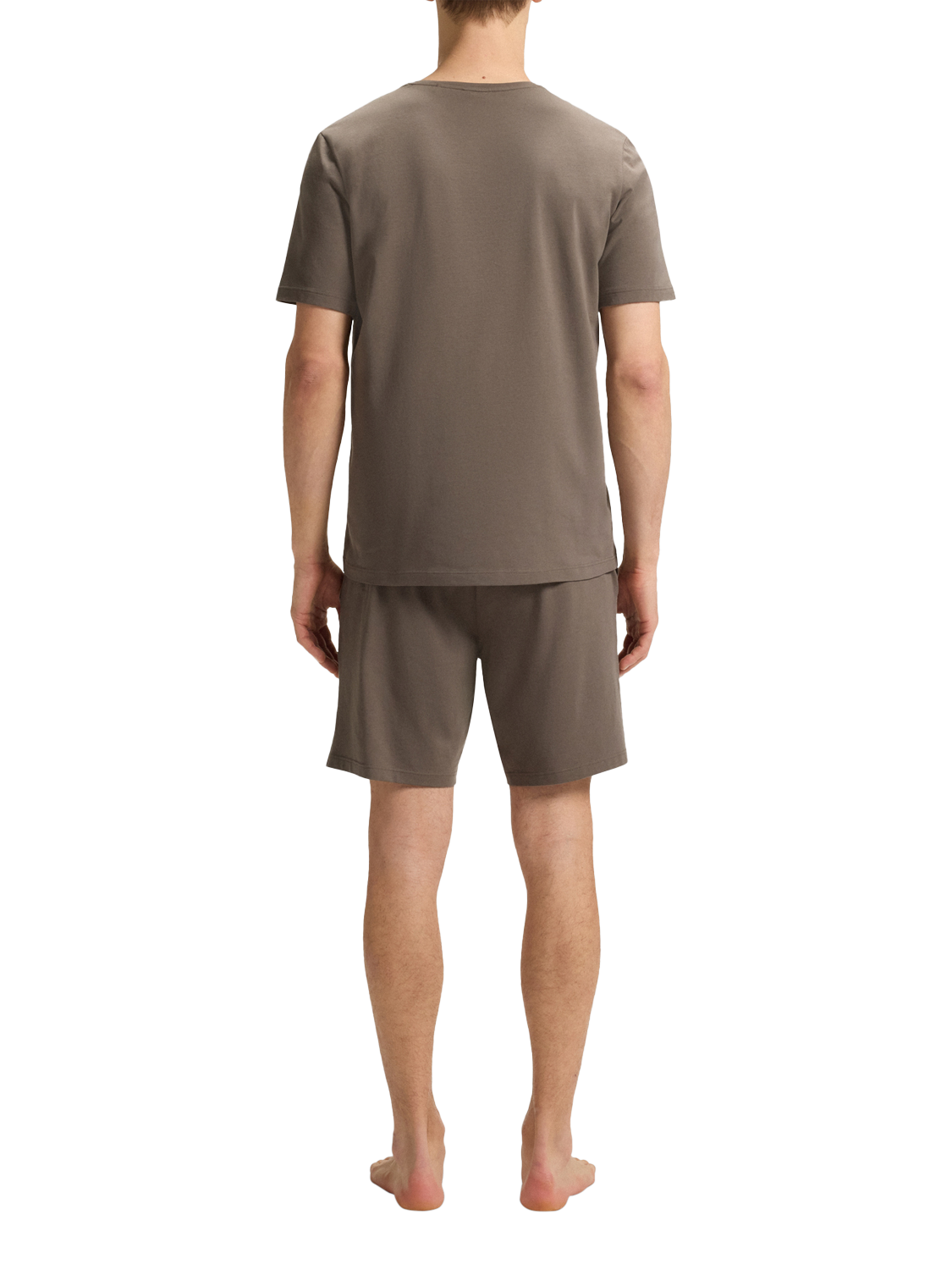 Product image 2 of 5, which shows HUGO BOSS BOSS Logo Cotton Blend T-Shirt, Medium Brown, M