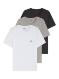 BOSS Cotton Crew Neck Lounge T-Shirt, Pack of 3, Multi