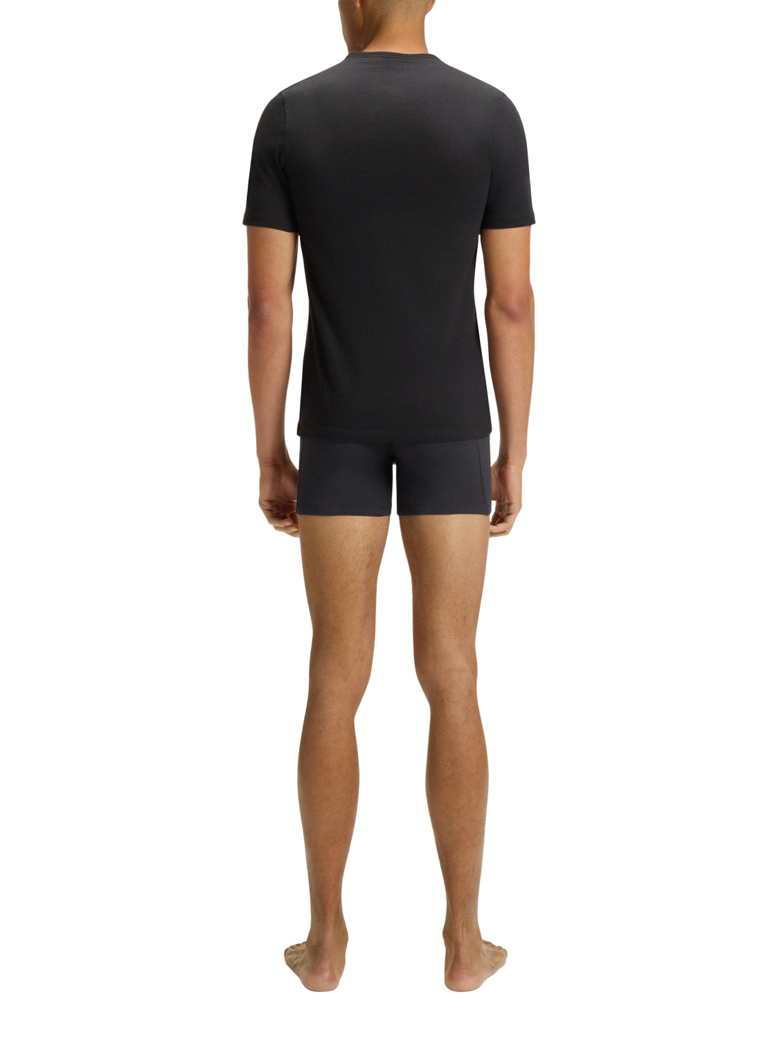 Product image 3 of 5, which shows BOSS Embroidered Logo Cotton Short Sleeve T-Shirt, Pack of 3, Multi, L