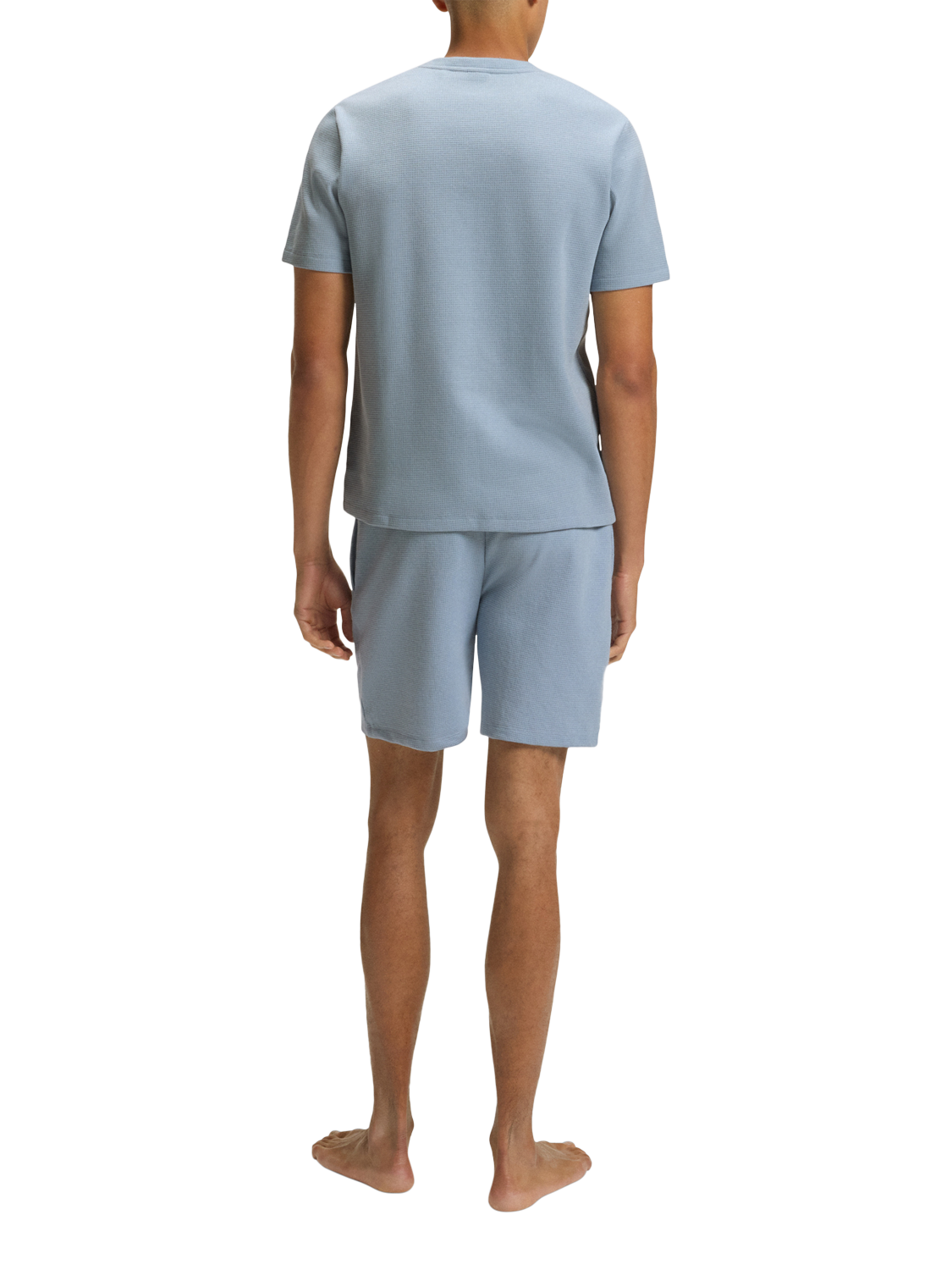 Product image 2 of 5, which shows HUGO BOSS BOSS Logo Cotton Blend T-Shirt, Blue, M