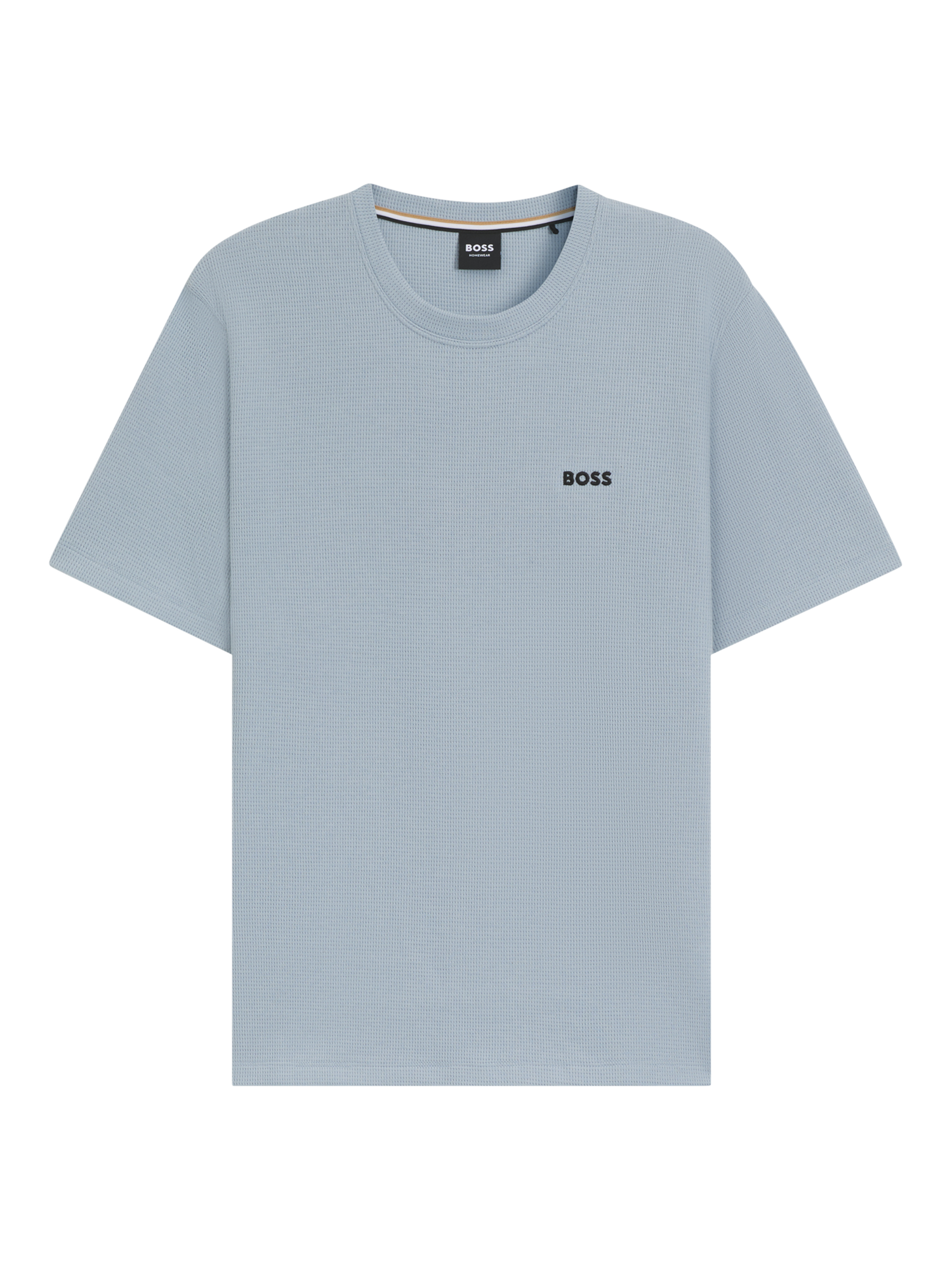 Product image 4 of 5, which shows HUGO BOSS BOSS Logo Cotton Blend T-Shirt, Blue, M
