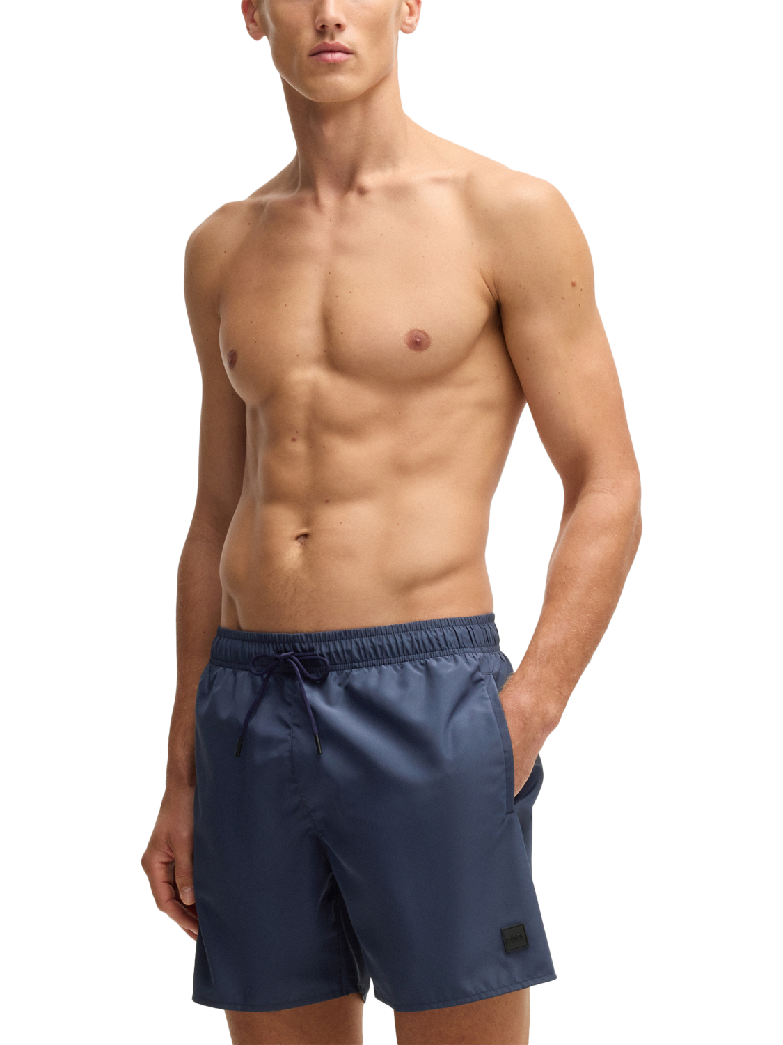 Product image 1 of 4, which shows HUGO BOSS BOSS Cargo Swim Shorts, Navy, XXL