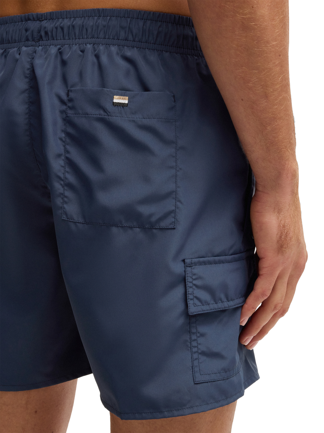 Product image 4 of 4, which shows HUGO BOSS BOSS Cargo Swim Shorts, Navy, XXL