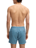 HUGO BOSS Drawstring Geometric Print Swim Shorts