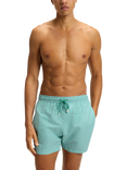 BOSS Geometic Swim Shorts, Bright Green
