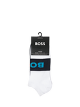 HUGO BOSS BOSS Cotton Blend Ankle Socks, Pack of 3