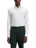 HUGO BOSS HUGO Herringbone Slim Fit Cotton Shirt