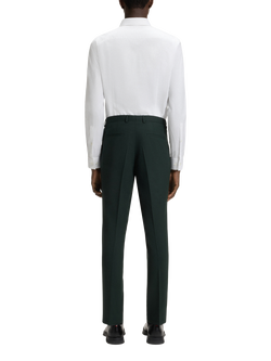 HUGO BOSS HUGO Herringbone Slim Fit Cotton Shirt - view 2, White