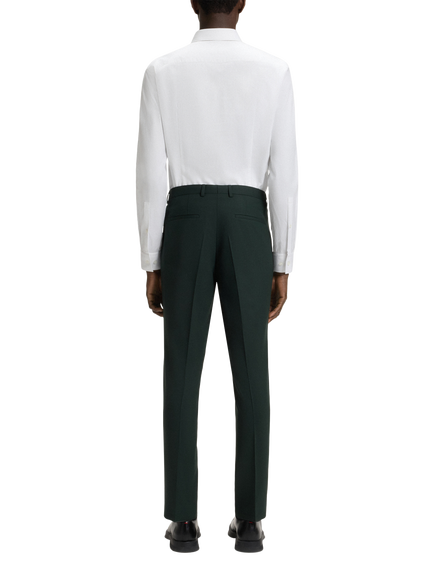 HUGO BOSS HUGO Herringbone Slim Fit Cotton Shirt - view 2, White
