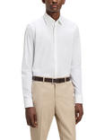 BOSS Cotton Regular Fit Shirt, White