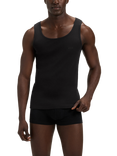 BOSS Embroidered Logo Cotton Vest, Pack of 3, Multi