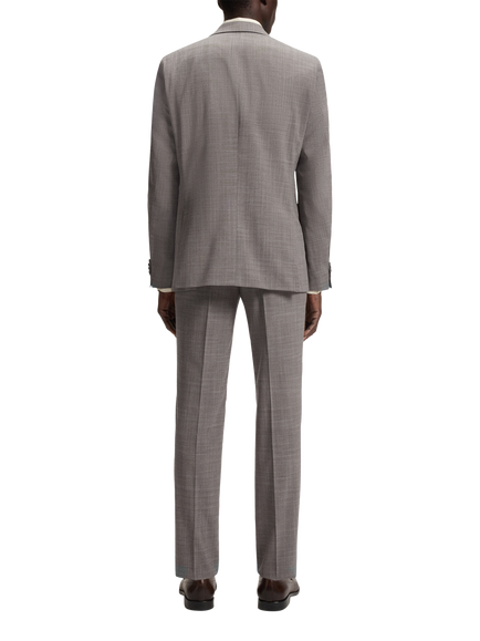 HUGO BOSS BOSS Regular Fit Suit Jacket - view 2, Dark Beige