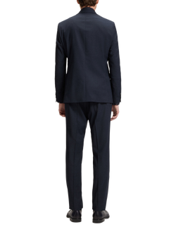 BOSS Regular Fit Wool Blend Suit Jacket, Dark Blue - view 2, Dark Blue