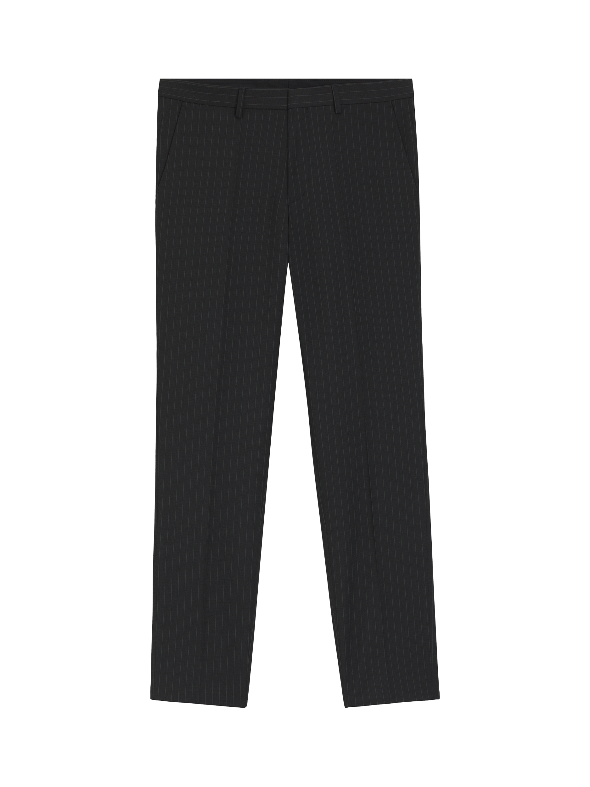 Product image 4 of 6, which shows HUGO Super Slim Fit Wool Blend Suit Trousers, Dark Grey/Multi, 30R