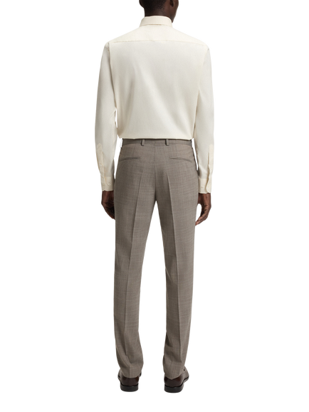 HUGO BOSS BOSS Regular Fit Suit Trousers - view 2, Dark Beige