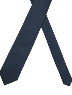 BOSS Silk Blend Tie, Dark Blue - view 2, Dark Blue