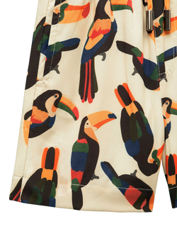 Roarsome x BUGBEE Kids' Beak the Toucan Swim Trunks, Multi - view 2, Multi