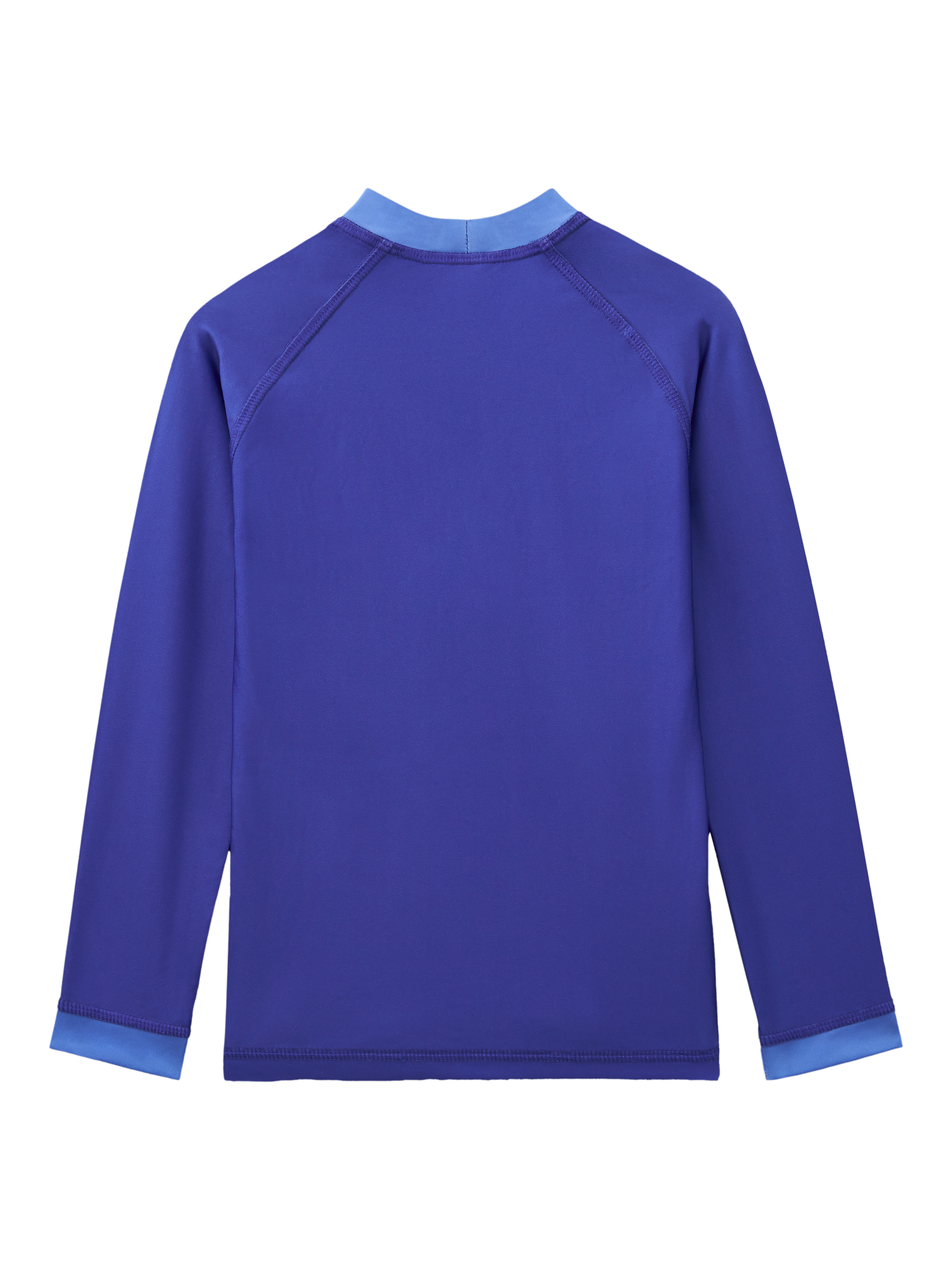 Product image 3 of 3, which shows Roarsome x BUGBEE Kids' Squawk the Parrot Rash Vest, Blue, 1-2 years