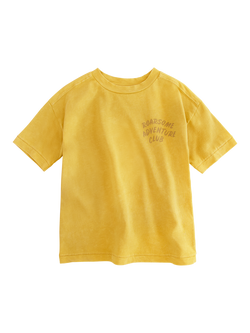 Roarsome Kids' Adventure Club T-Shirt, Yellow, Yellow