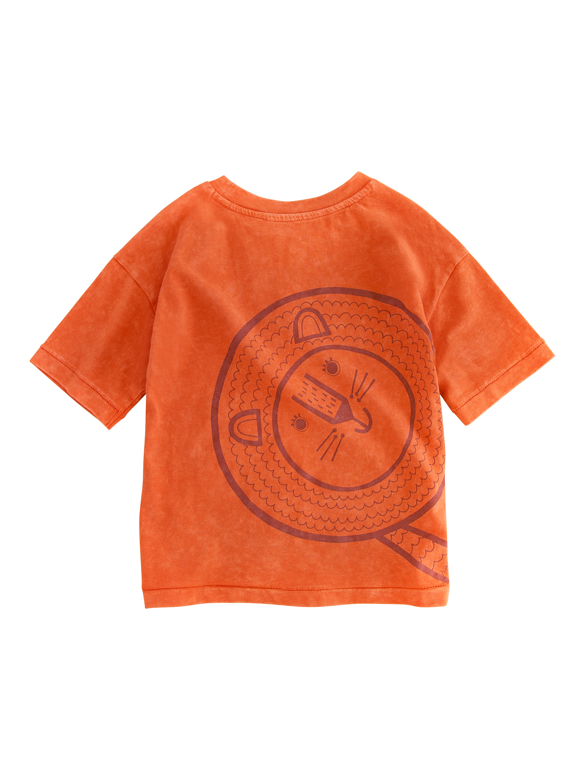 Product image 2 of 2, which shows Roarsome Kids' Cub Club Organic Cotton T-Shirt, Red, 1-2 years