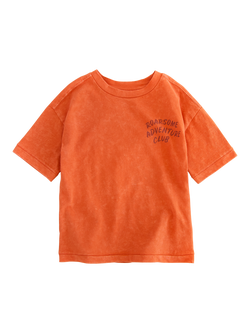 Roarsome Kids' Cub Club Organic Cotton T-Shirt, Red - view 2, Red