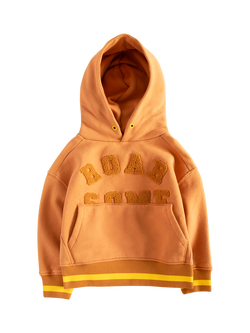 Roarsome Kids' Organic Cotton Logo Hoodie, Tan - view 2, Tan