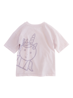 Roarsome Kids' Sparkle Club T-Shirt, Lilac - view 2, Lilac