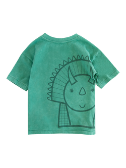 Roarsome Kids' Spike Club T-Shirt, Green - view 2, Green