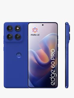Motorola Edge 60 Pro Smartphone, Android, 12GB RAM, 6.67”, 5G, SIM Free, 512GB, Dazzling Blue