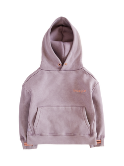 Roarsome Kids' Organic Cotton Character Graphic Hoodie, Lilac, Lilac