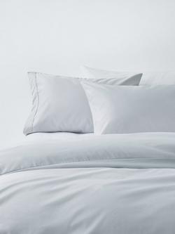 John Lewis Luxury Egyptian Cotton Sateen 600 Thread Count Bedding, Grey Mid