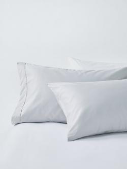 John Lewis Luxury Egyptian Cotton Sateen 600 Thread Count Bedding - view 2, Grey Mid