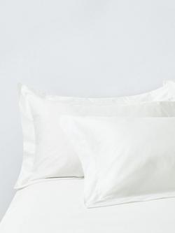 John Lewis Luxury Egyptian Cotton Sateen 600 Thread Count Bedding, White