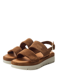 Moda in Pelle Netty Flatform Sandals, Tan