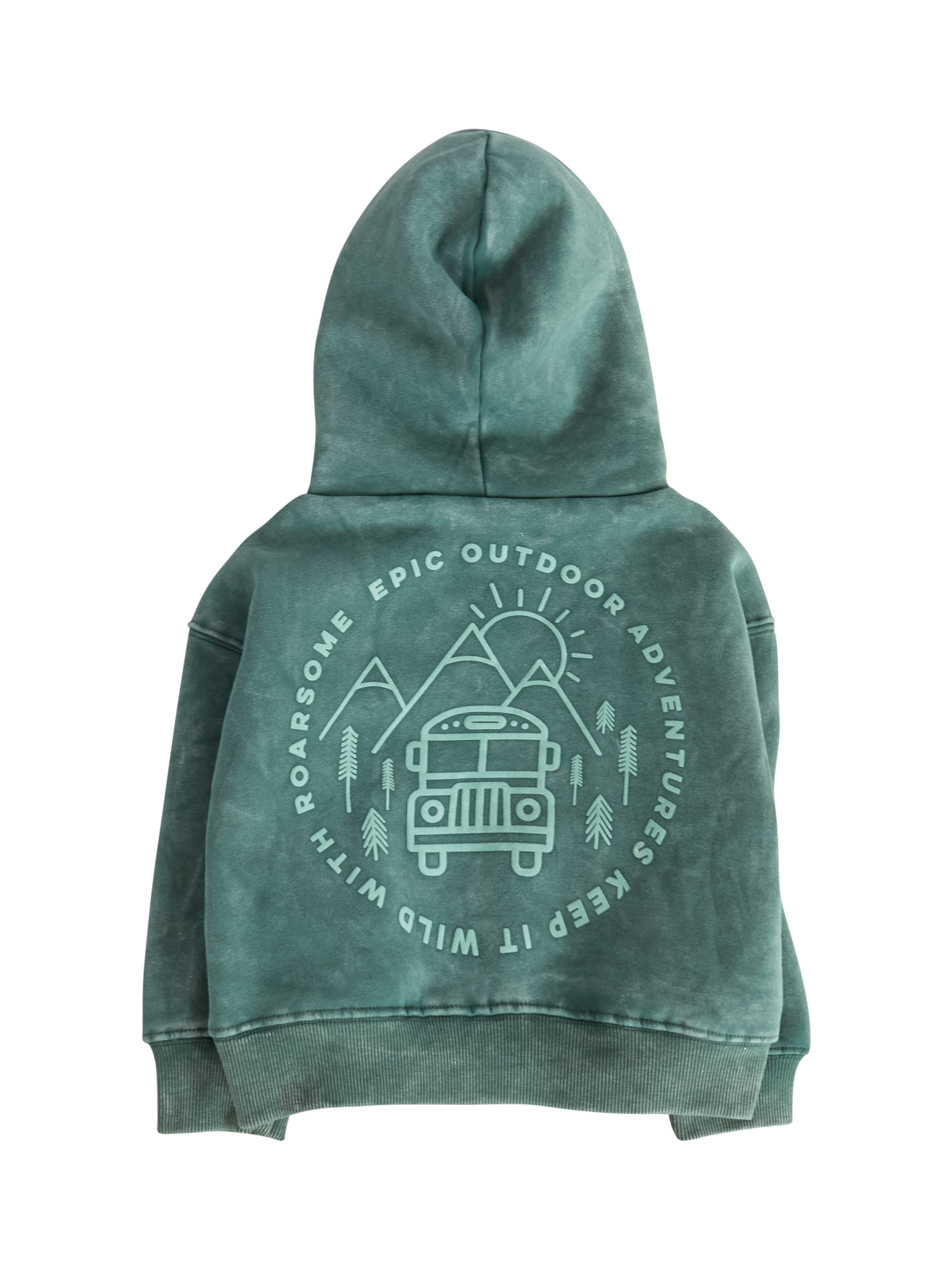 Product image 2 of 3, which shows Roarsome Kids' Forest Hoodie, Green, 1-2 years