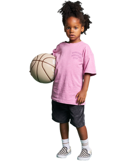 Roarsome Kids' Hop Club T-Shirt, Pink, Pink
