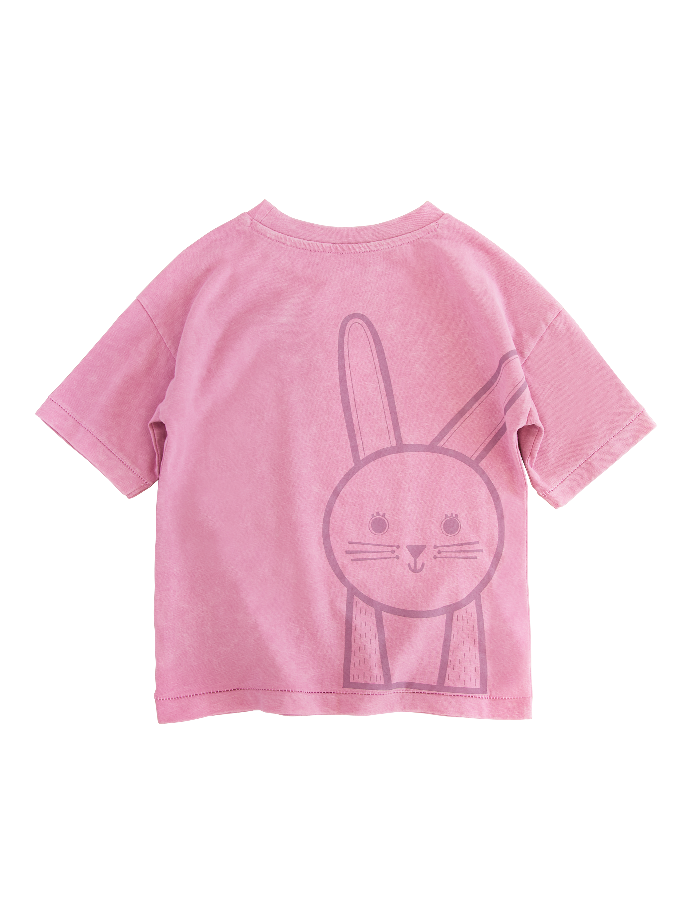 Product image 3 of 4, which shows Roarsome Kids' Hop Club T-Shirt, Pink, 1-2 years