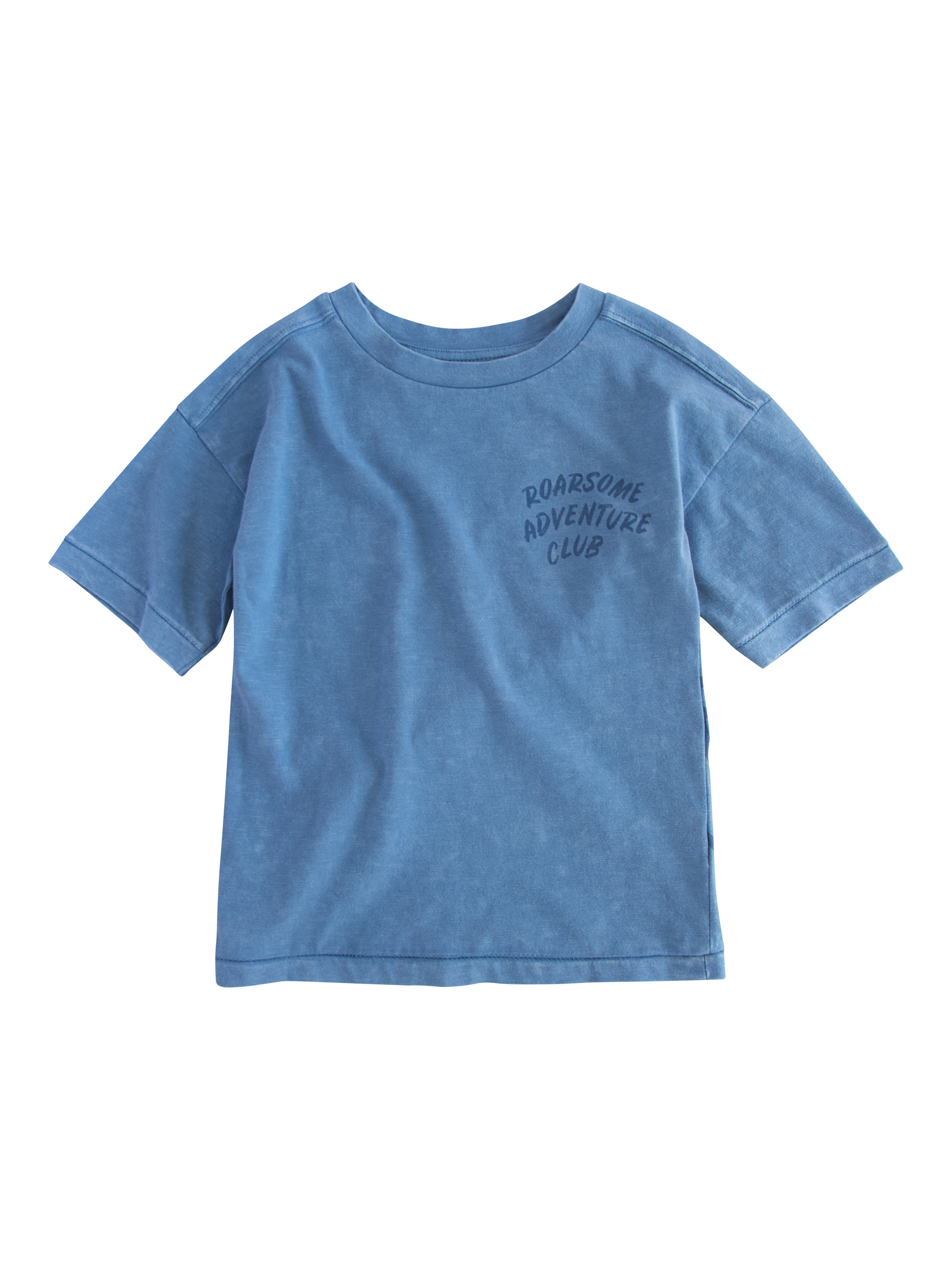 Product image 1 of 3, which shows Roarsome Kids' Reef Club T-Shirt, Blue, 1-2 years