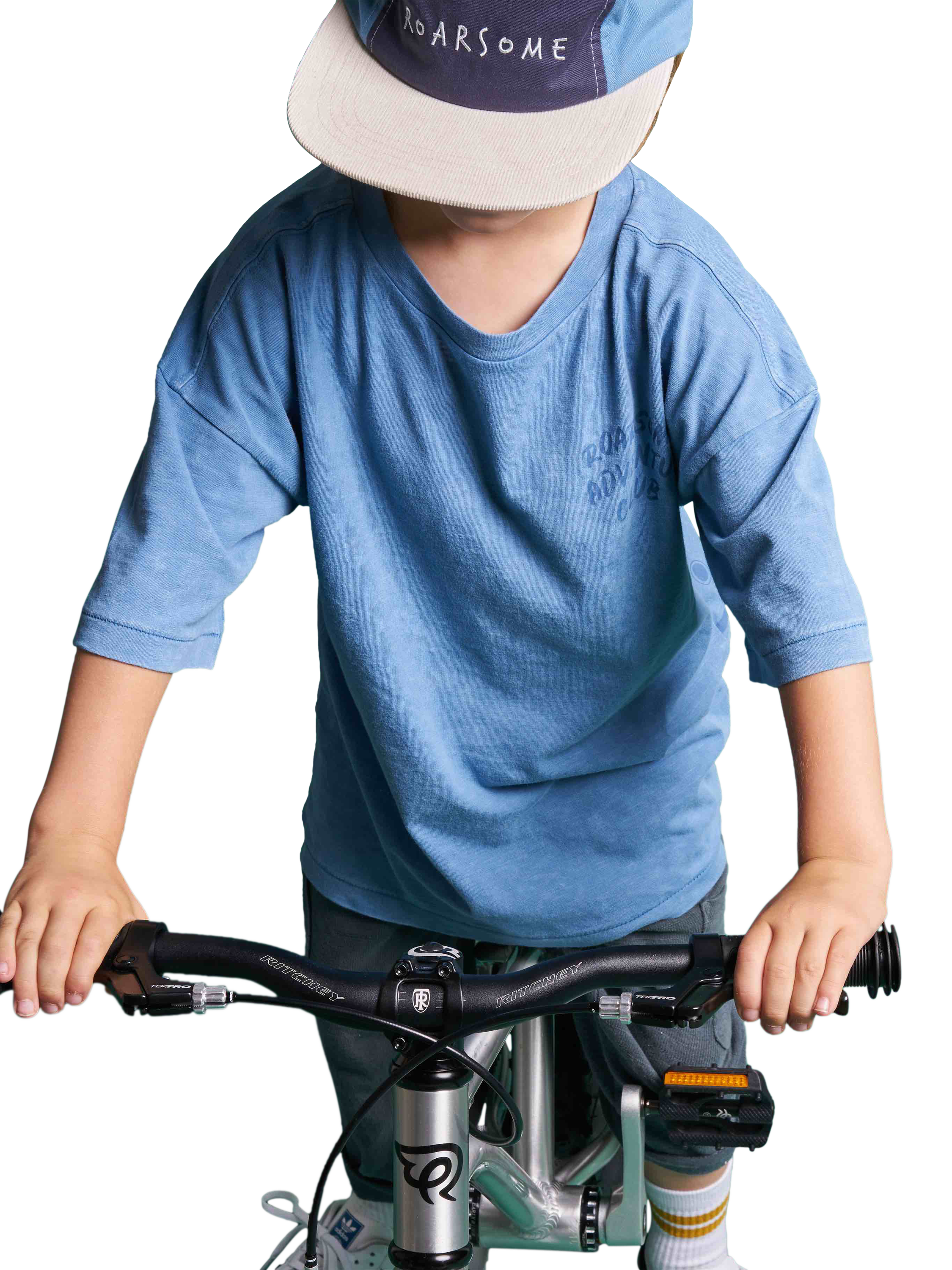 Product image 3 of 3, which shows Roarsome Kids' Reef Club T-Shirt, Blue, 1-2 years