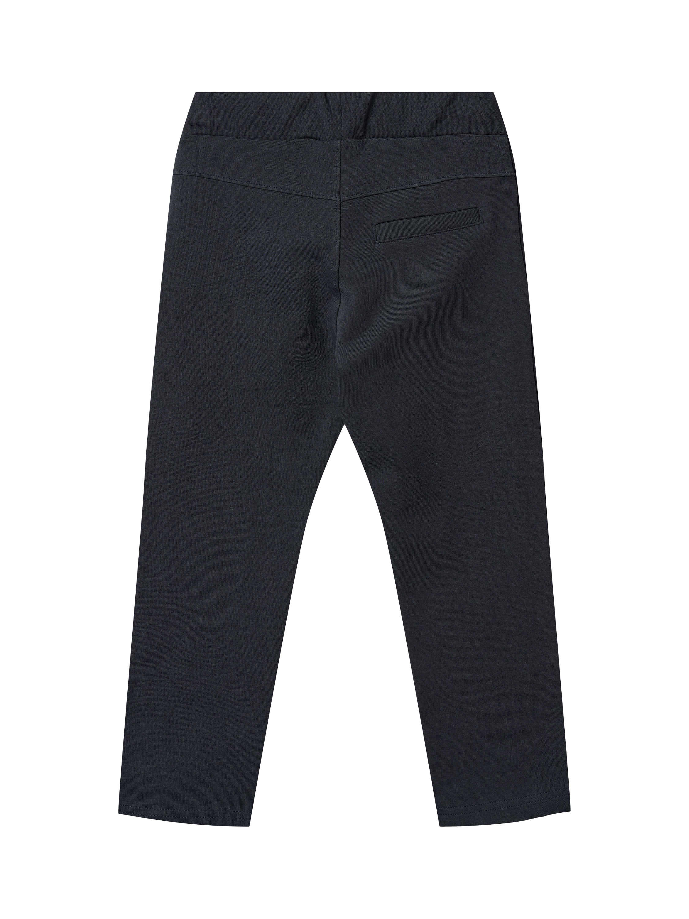 Product image 2 of 3, which shows WHEAT Kids' Frank Organic Cotton Blend Unisex Joggers, Navy, 3 years