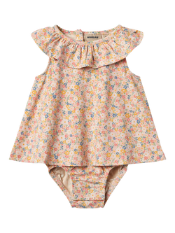 WHEAT Baby Ingeborg Dress, Multi Flowers, 9045 Multi Flowers