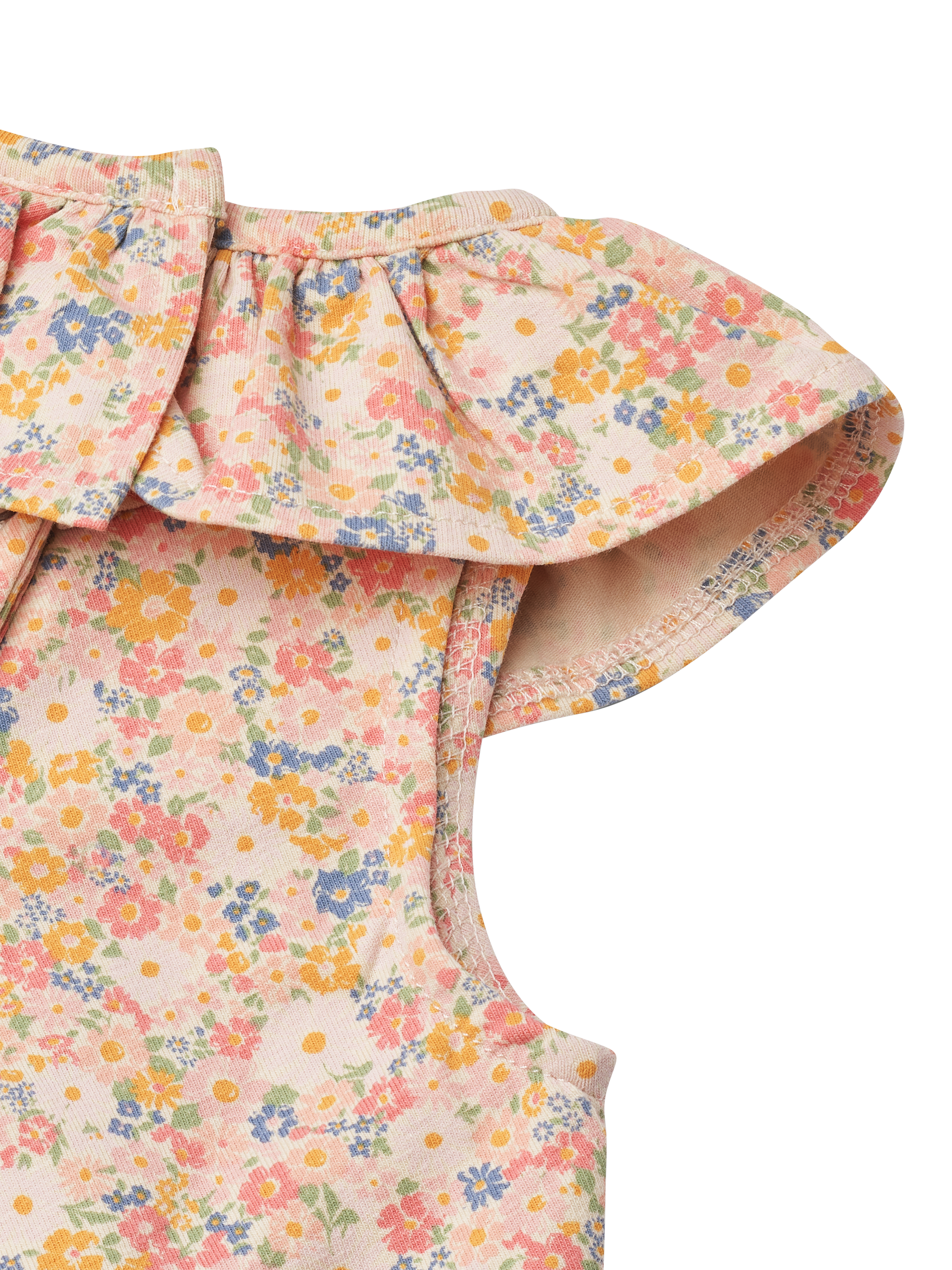 Product image 3 of 3, which shows WHEAT Baby Ingeborg Dress, 9045 Multi Flowers, 6 months