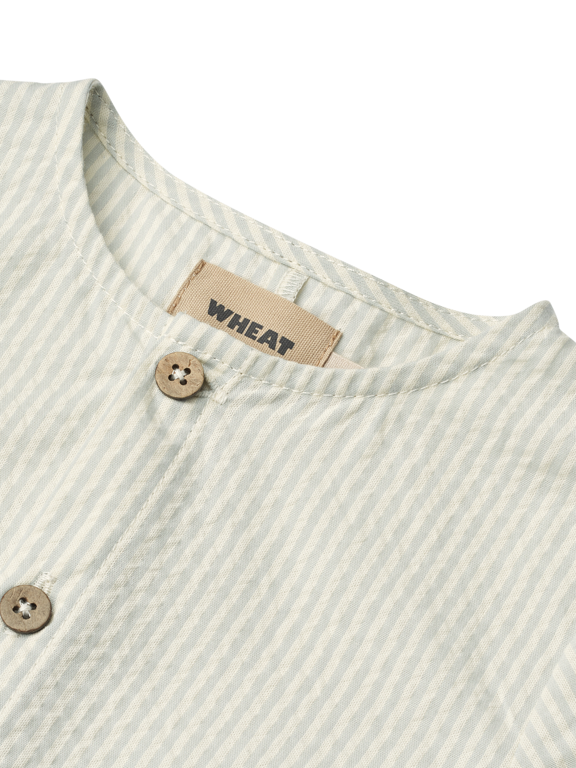 Product image 3 of 3, which shows WHEAT Baby Fred Short Sleeve Bodysuit, Blue, 2 years