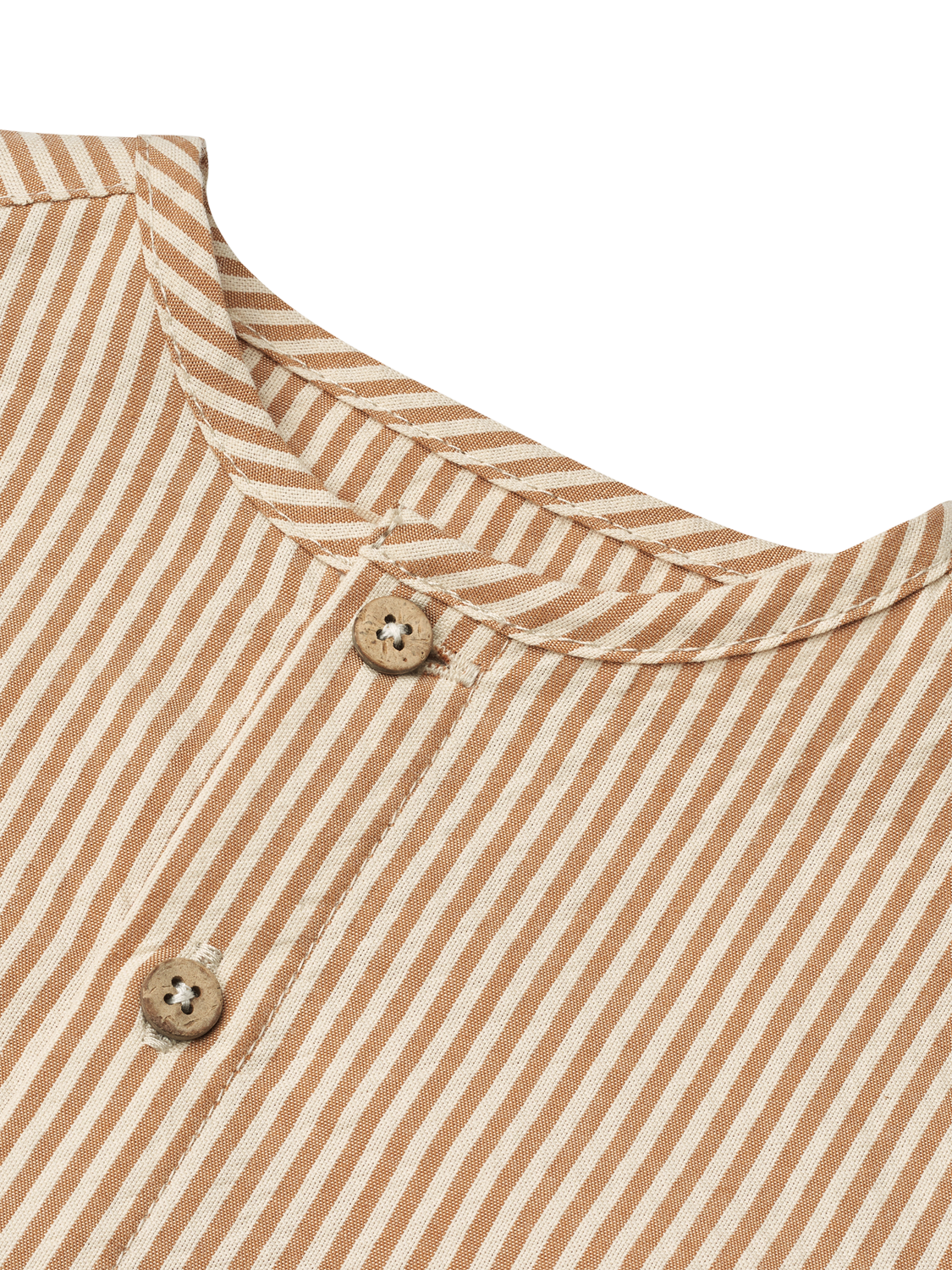 Product image 3 of 3, which shows WHEAT Baby Shelby Shirt, Caramel, 3 months