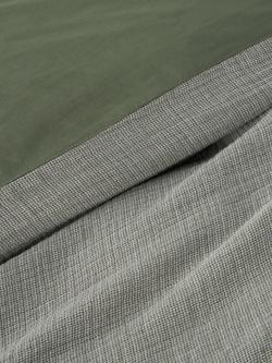 John Lewis Belvoir Gauze Duvet Cover Set - view 2, Green Avocado