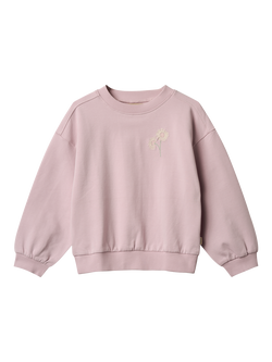 WHEAT Kids' Eliza Organic Cotton Blend Sweatshirt, 9428 Lavender Mist